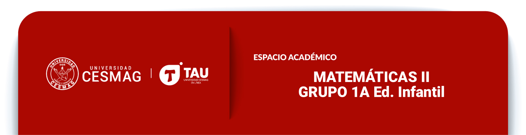 MATEMATICAS II (Grupo: 8-A-M)