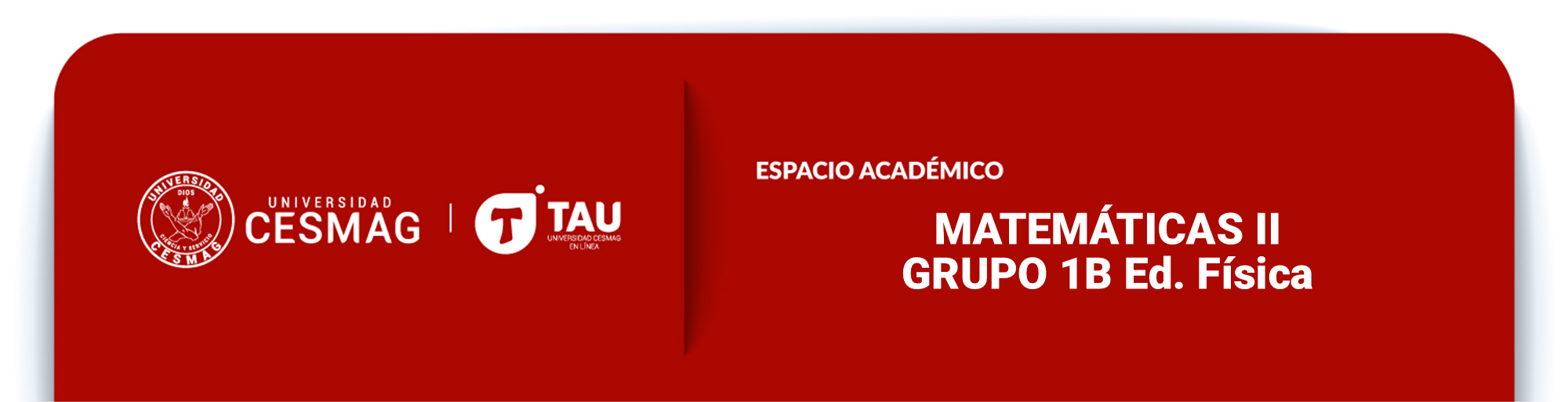 MATEMATICAS II (Grupo: 8-B-M)